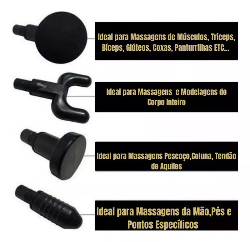 Pistola de massagem - mondomio