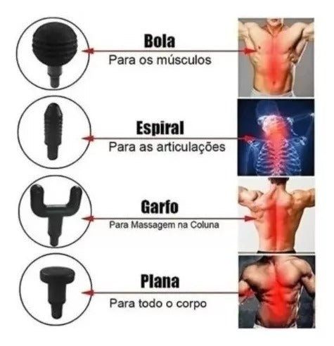 Pistola de massagem - mondomio