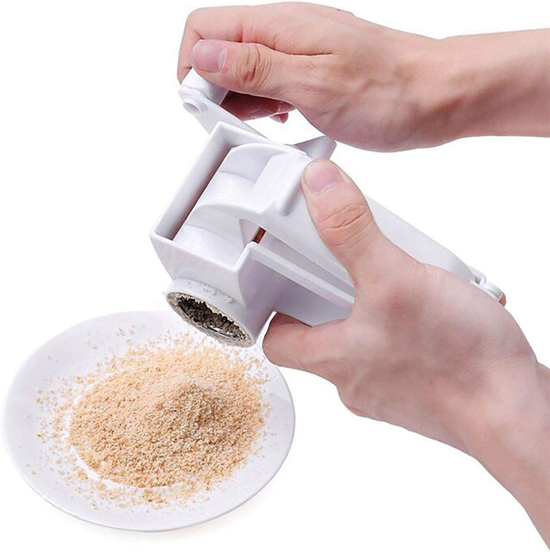Ralador De Queijo Manivela Inox E Plástico - mondomio