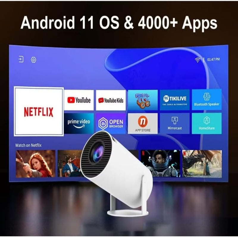 CineLuz HY300 – Seu Cinema Portátil em Qualquer Lugar