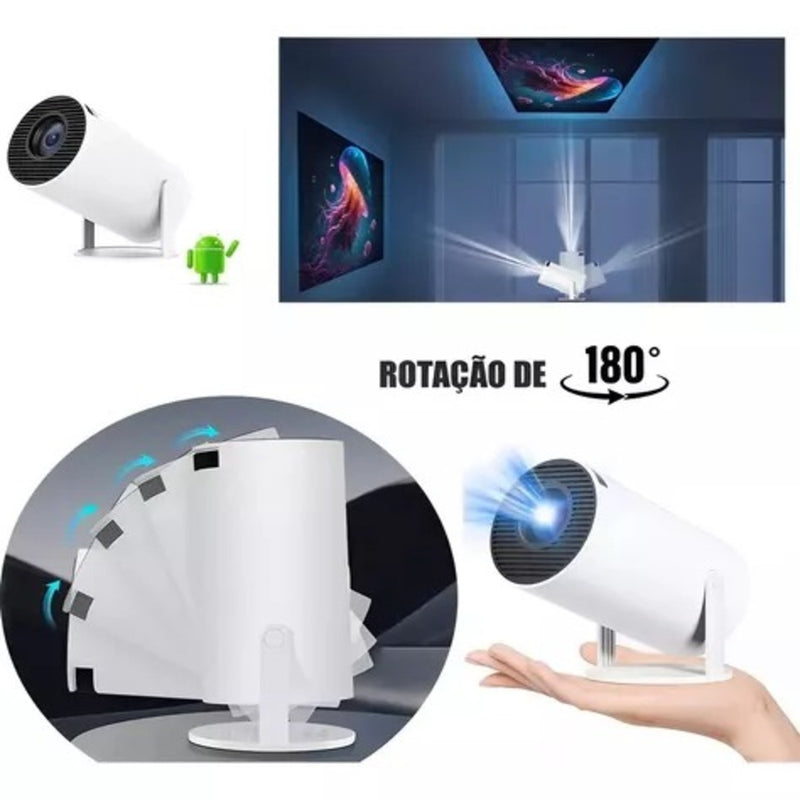 CineLuz HY300 – Seu Cinema Portátil em Qualquer Lugar