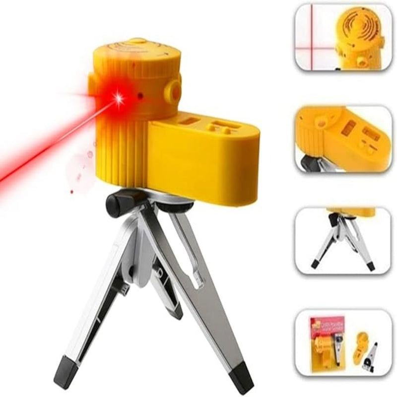 Nível Laser Giratório 360º Com Tripé Nivelador - mondomio