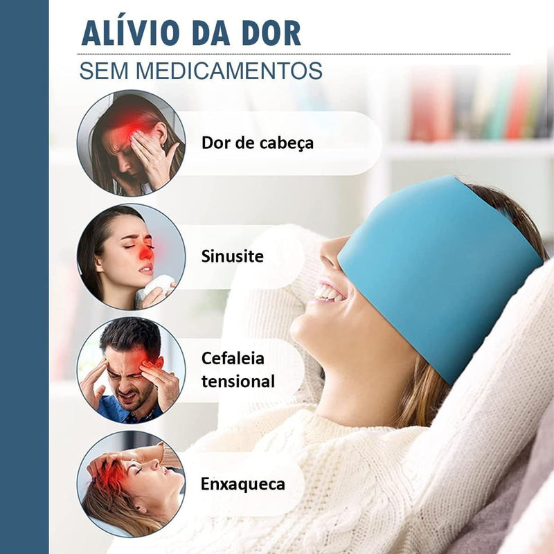 Máscara Terapêutica para Alívio de Dores e Relaxamento - Quente ou Fria - mondomio
