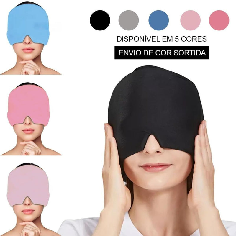 Máscara Terapêutica para Alívio de Dores e Relaxamento - Quente ou Fria - mondomio