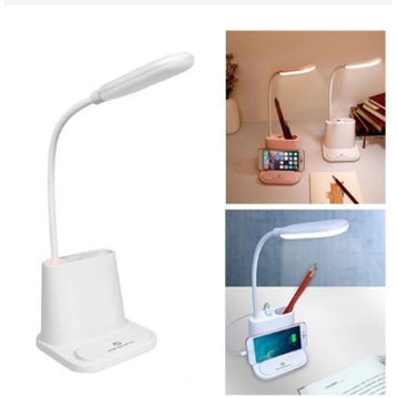 Luminária Multifuncional com Carregador USB, Porta-Lápis e Power Bank - mondomio