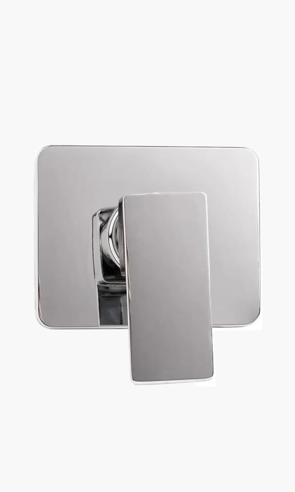Acabamento para Registro Monocomando Square Cromado - Konnen Metais - padrão De