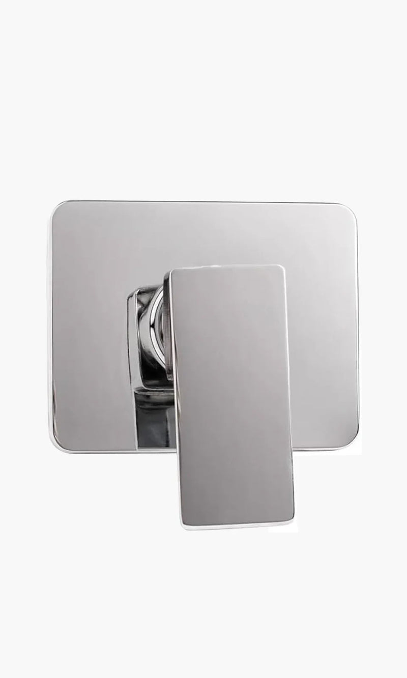 Acabamento para Registro Monocomando Square Cromado - Konnen Metais - padrão De