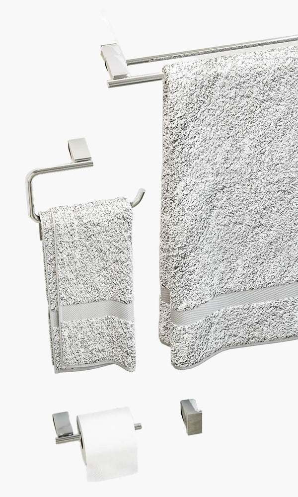 Acessorios para Banheiro Kit com 4 peças - Konnen Metais - Atlantis Toalheiro D