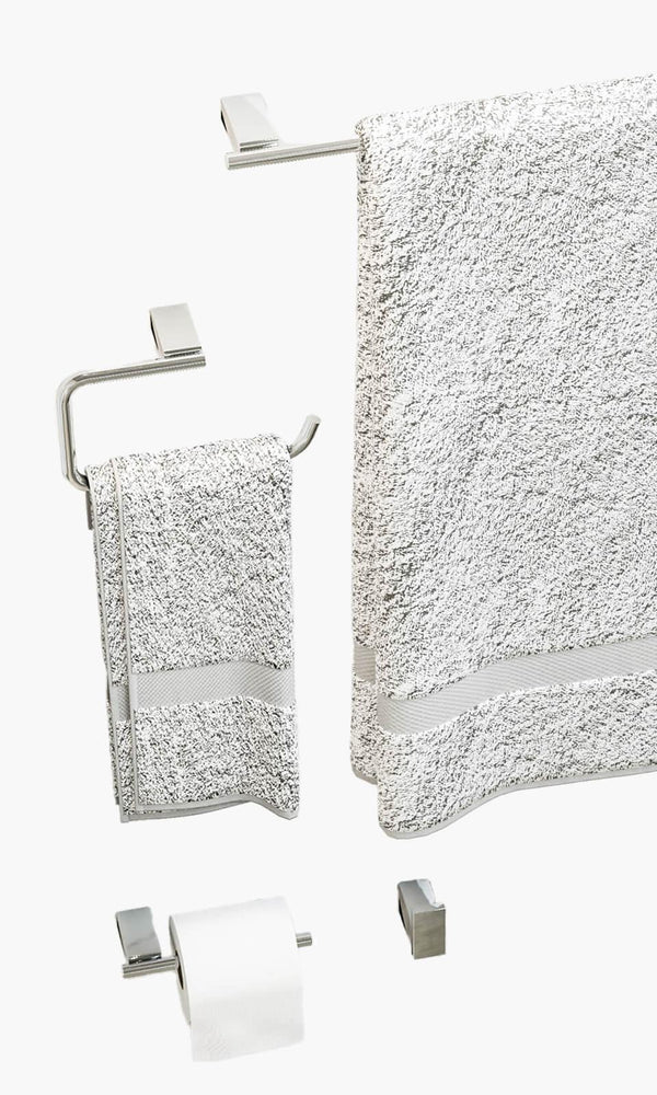 Acessorios para Banheiro Kit com 4 peças - Konnen Metais - Atlantis Toalheiro S