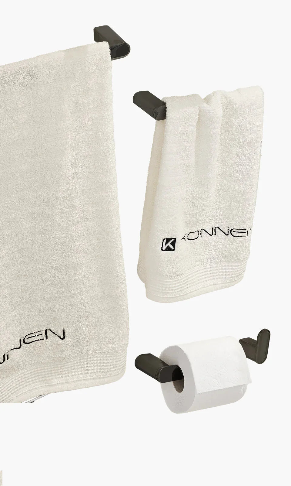 Acessorios para Banheiro Kit com 4 peças - Round Toalheiro Mondo Mio