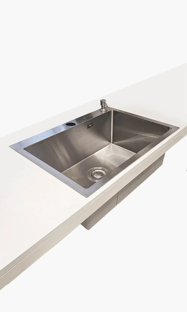 Cuba para Cozinha Aço Inox 304 Escovado 60 x 45 cm - Konnen Metais - Cuba para