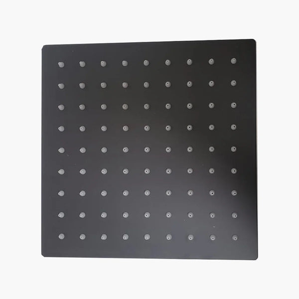 Ducha Chuveiro 20 cm de Parede Quadrada - Konnen Metais - Ducha Square 20 Preto