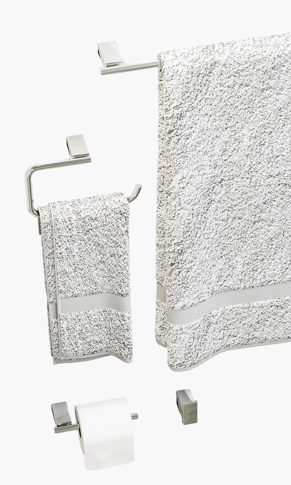 Kit Área de Banho - Cromado - Square - 50- Registro Monocomando com Ducha Manual Mondo Mio