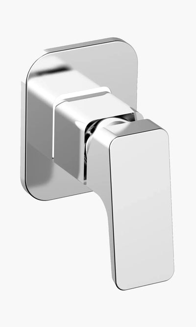 Kit Área de Banho - Cromado - Square - Registro Monocomando com Base - Mondo Mio