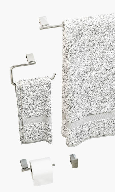 Kit Área de Banho - Cromado - Square - Registro Monocomando Mondo Mio com Base e Acessório