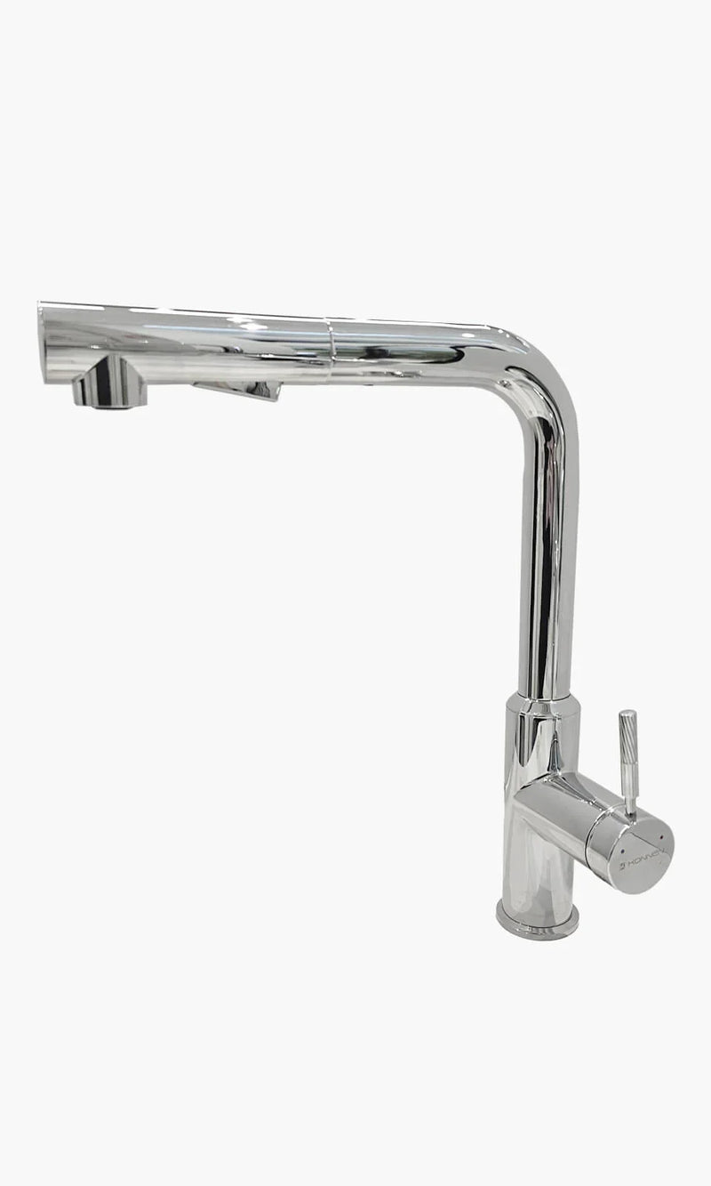 Torneira Gourmet Extensivel Monocomando para Cozinha - Konnen Metais - Milano Cr