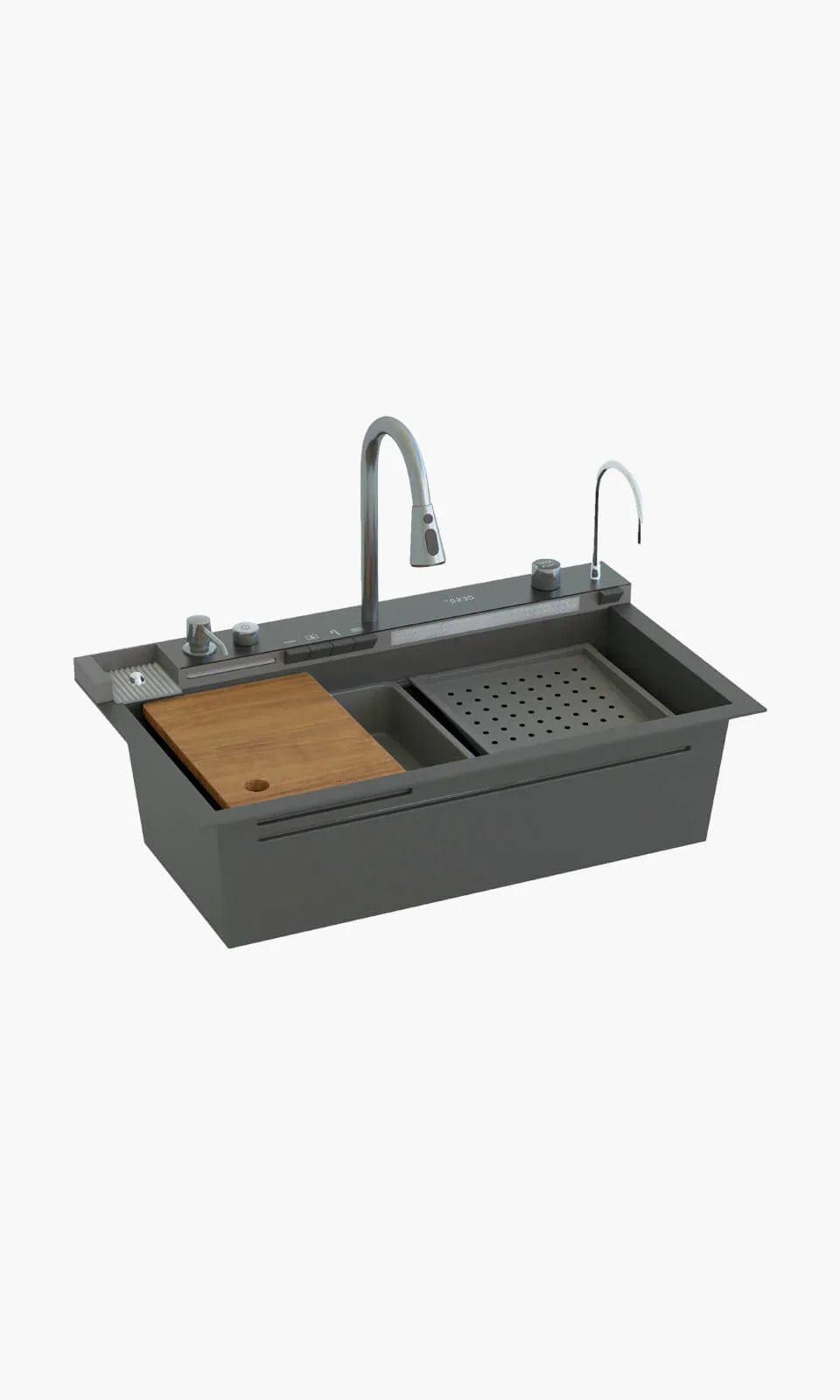 Torneira Gourmet para Cozinha Inteligente com Cuba Gourmet Multifuncional 75 x 4