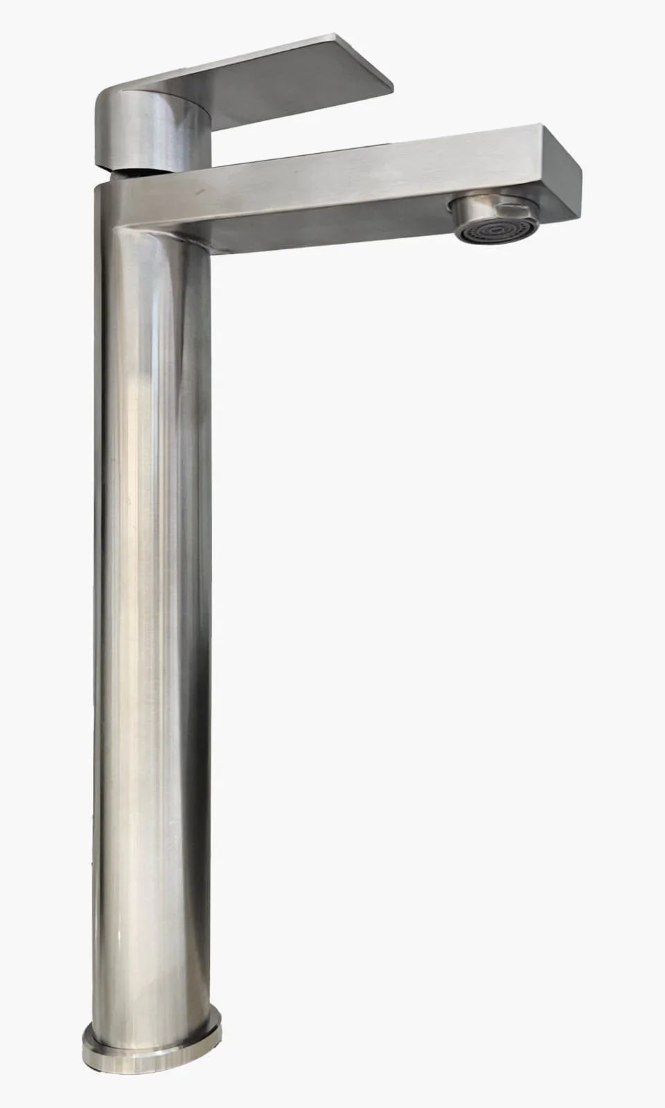 Torneira para Banheiro Bica Alta - MondoMio - Round Alta Escovada - FN-9000