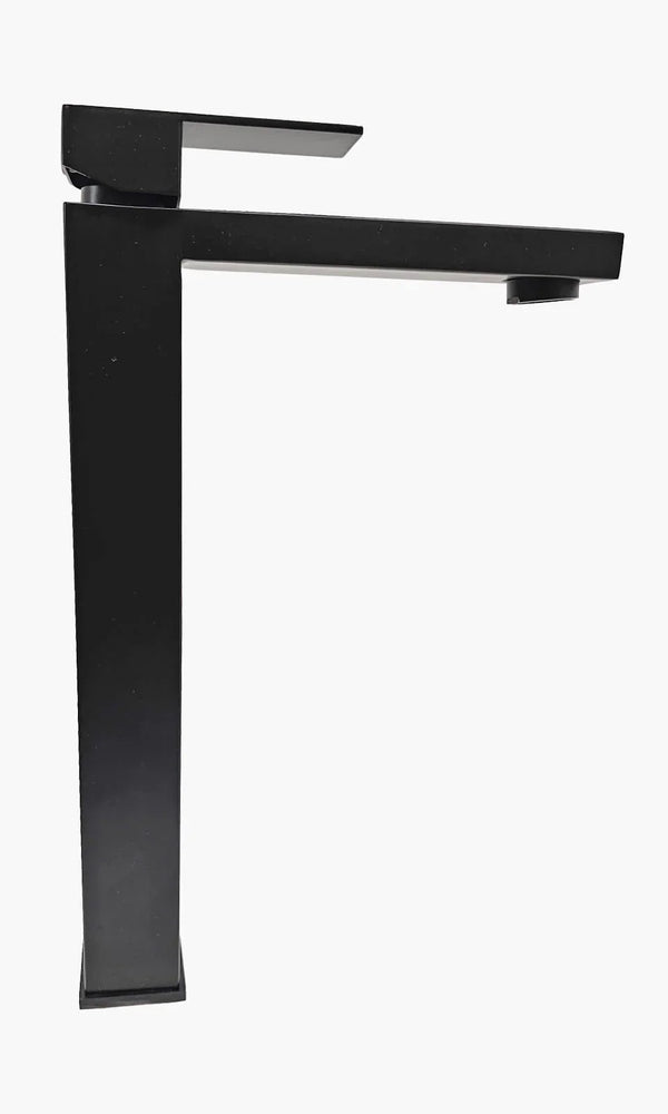 Torneira para Banheiro Bica Alta - Konnen Metais - Square Alta Preto Fosco - FN-