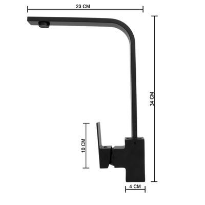 Torneira para Cozinha Monocomando - Mondo Mio - Stripe Preto