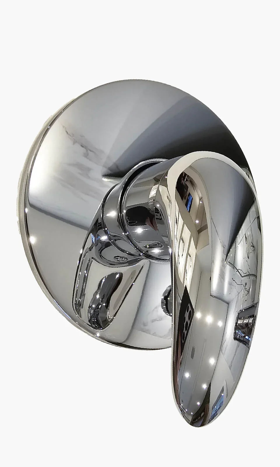 Acabamento para Registro Monocomando Round Cromado - Mondo Mio