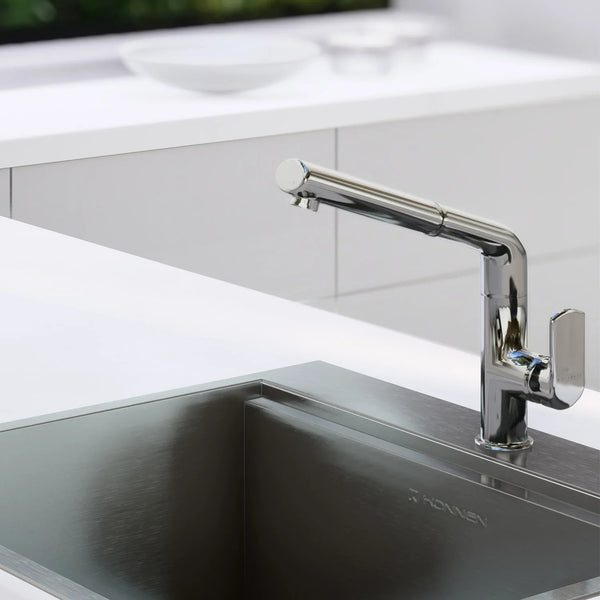 Torneira Gourmet Extensivel Monocomando para Cozinha - Konnen Metais - Cartney C