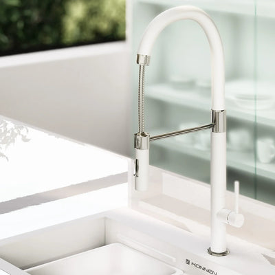 Torneira Gourmet  Monocomando para Cozinha - MondoMio - Stella Branca - 503