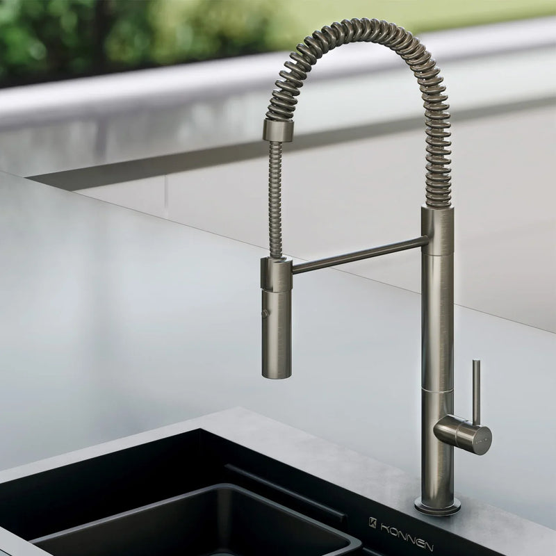 Torneira Gourmet  Monocomando para Cozinha - Konnen Metais - Gourmand Grey - 503