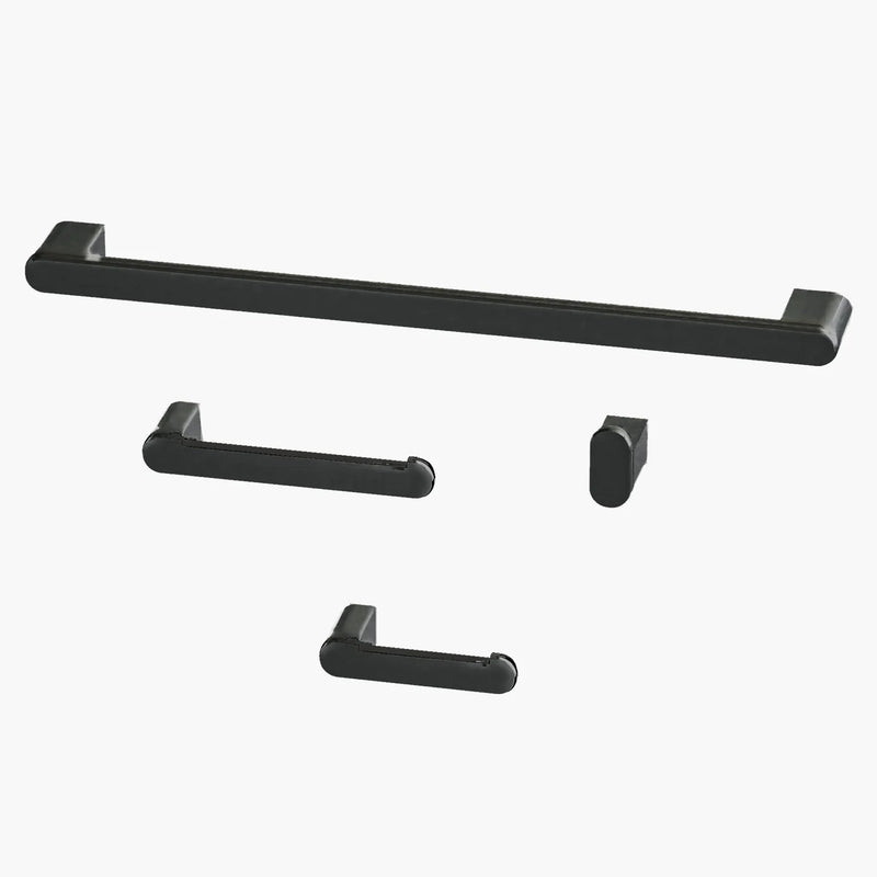 Acessorios para Banheiro Kit com 4 peças - Konnen Metais - Round Toalheiro Simp