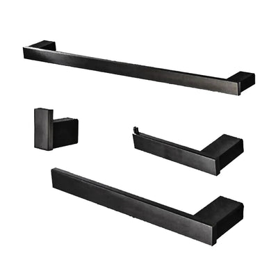 Acessorios para Banheiro Kit com 4 peças - Mondo Mio - Square Toalheiro da Mondo Mio