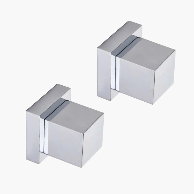 Acabamento para Registro Square Cromado - Konnen Metais - em Metal padrão Deca