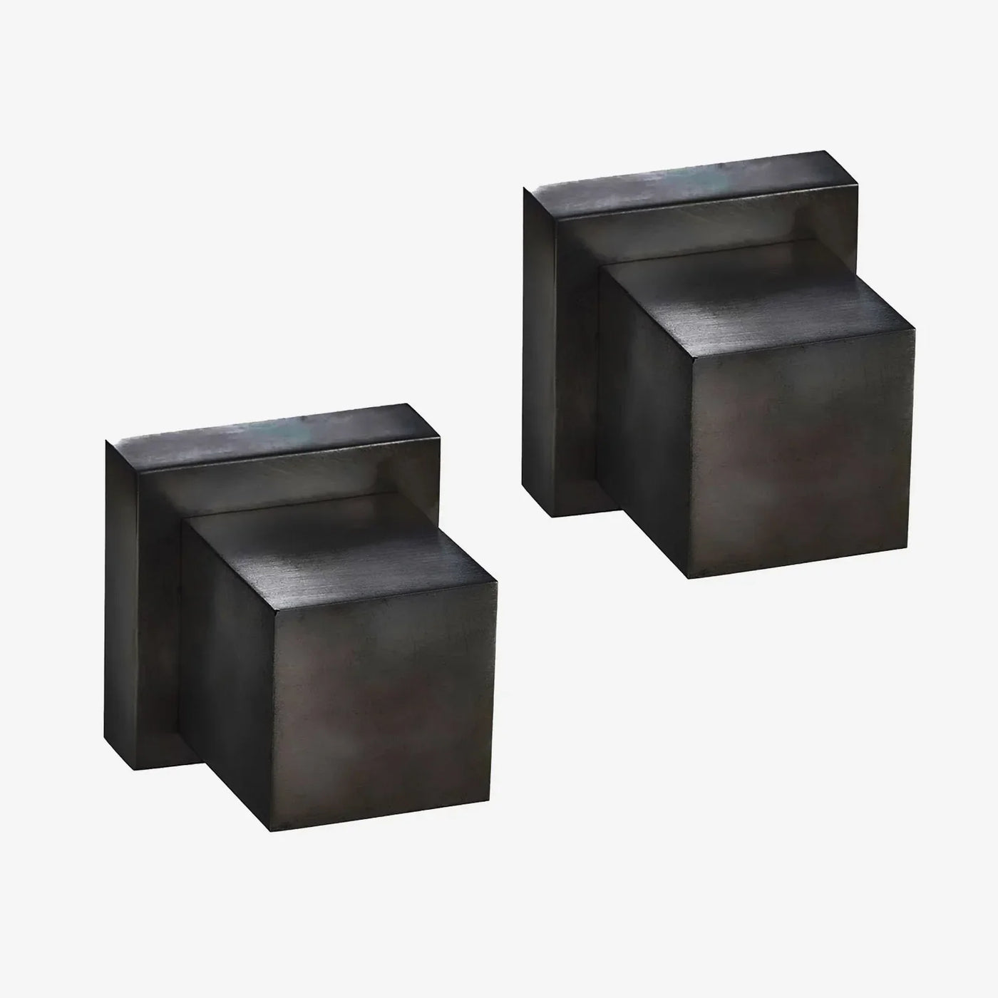 Acabamento para Registro Square Preto Matte - MondoMio - em metal padrão D