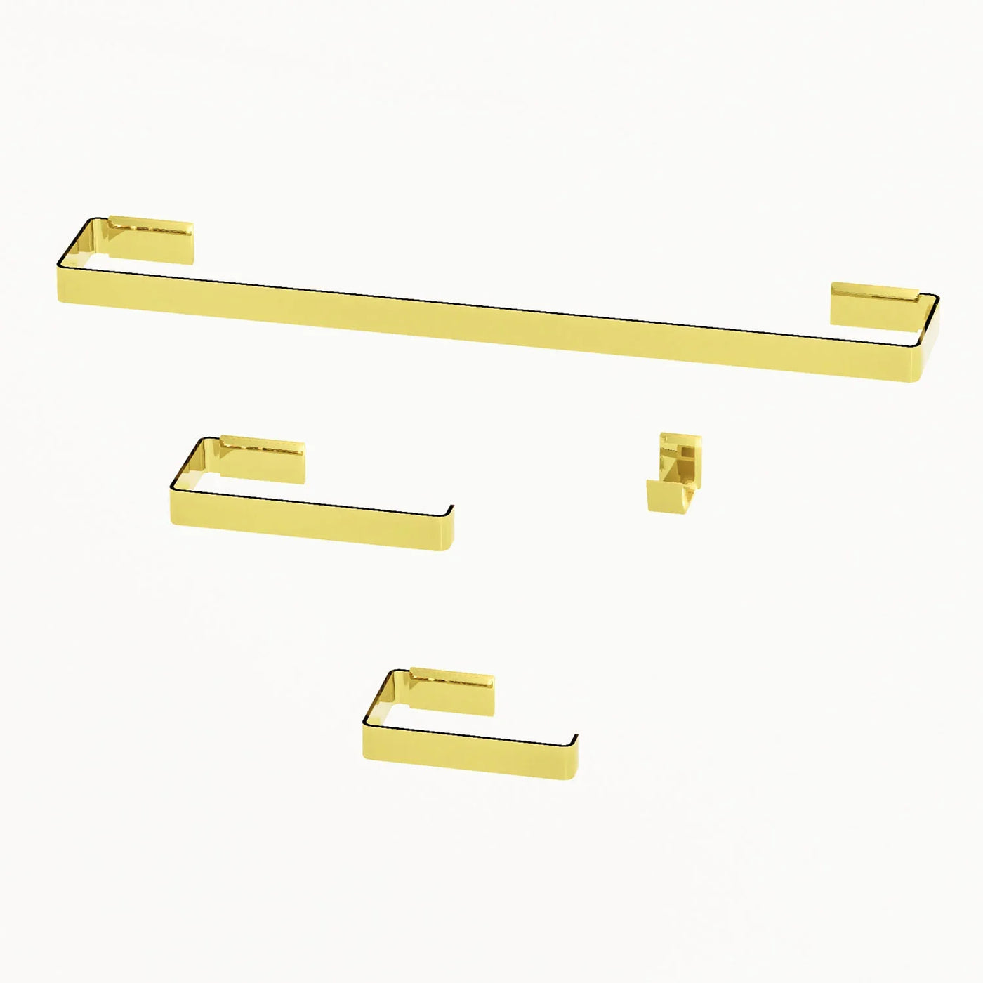 Acessorios para Banheiro Kit com 4 peças - Mondo Mio - Maya Toalheiro Simples