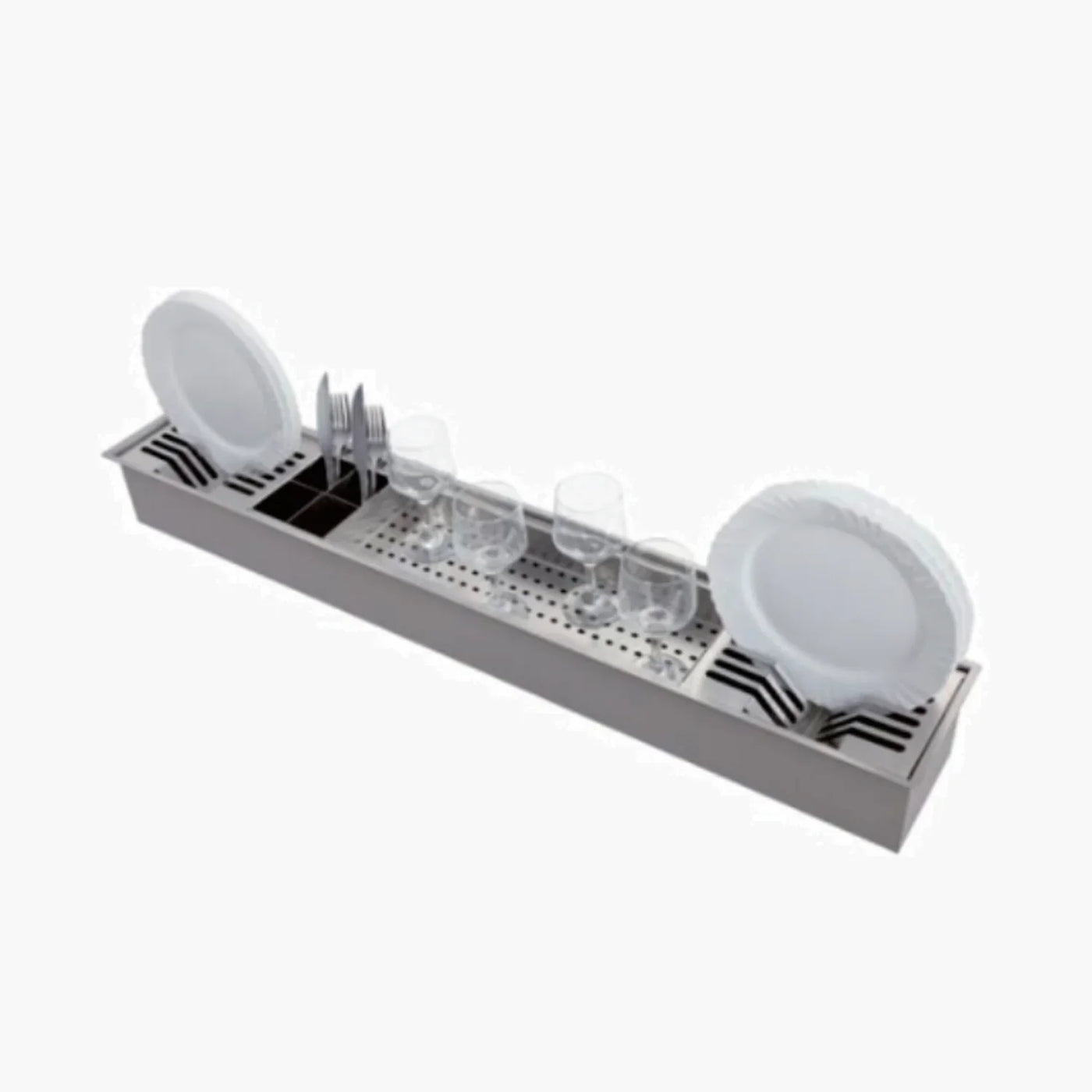 Calha Umida para Cozinha Gourmet ( Escorredor Embutido ) Mondo Mio