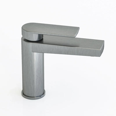 Torneira para Banheiro Bica Baixa - MondoMio - Round Baixa Escovada - FN-90