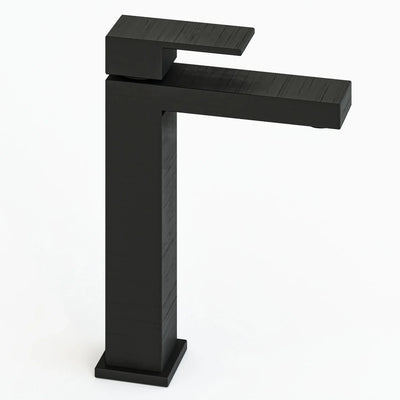 Torneira para Banheiro Bica Alta - Mondo Mio - Square Alta Preto Fosco Mondo Mio