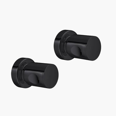 Acabamento para Registro Round Preto Fosco - Mondo Mio