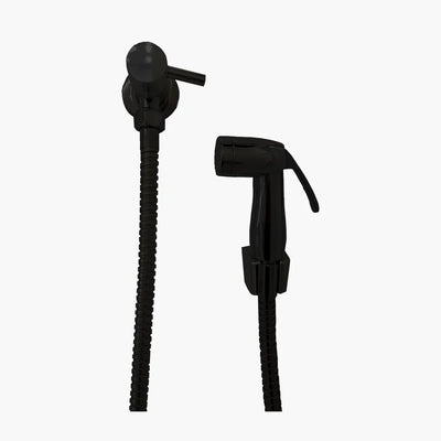 Ducha Higienica para Banheiro - Konnen Metais - Ducha Higienica Round Preto - Mondo Mio